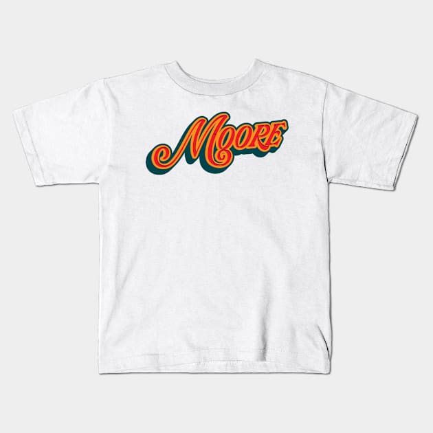 moore Kids T-Shirt by nianiara